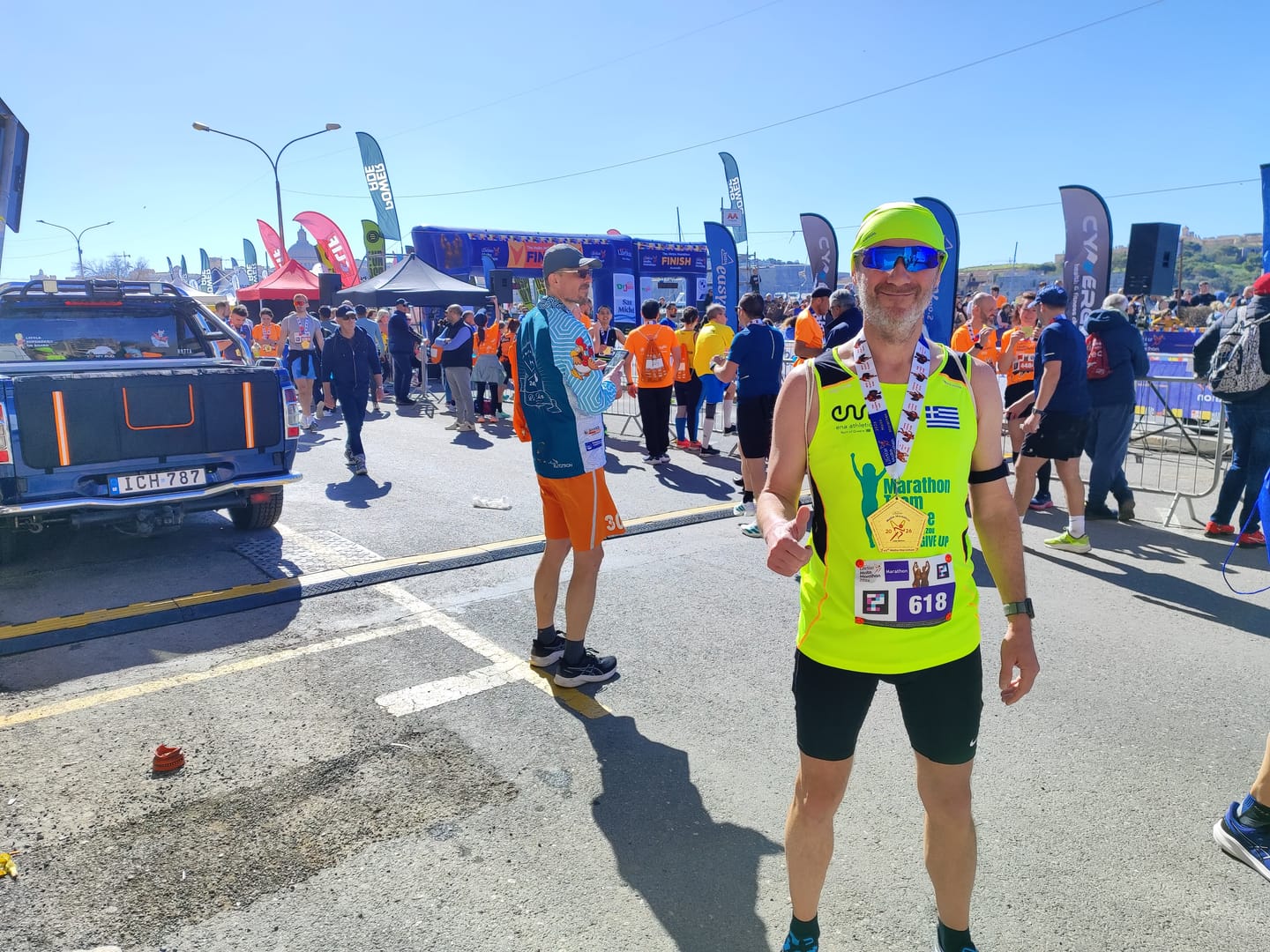 Customer photo review of KAPVOE Running Glasses Sports Sunglasses
