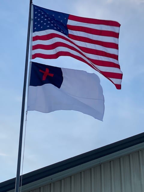 Customer photo review of 5' x 8' American Flag