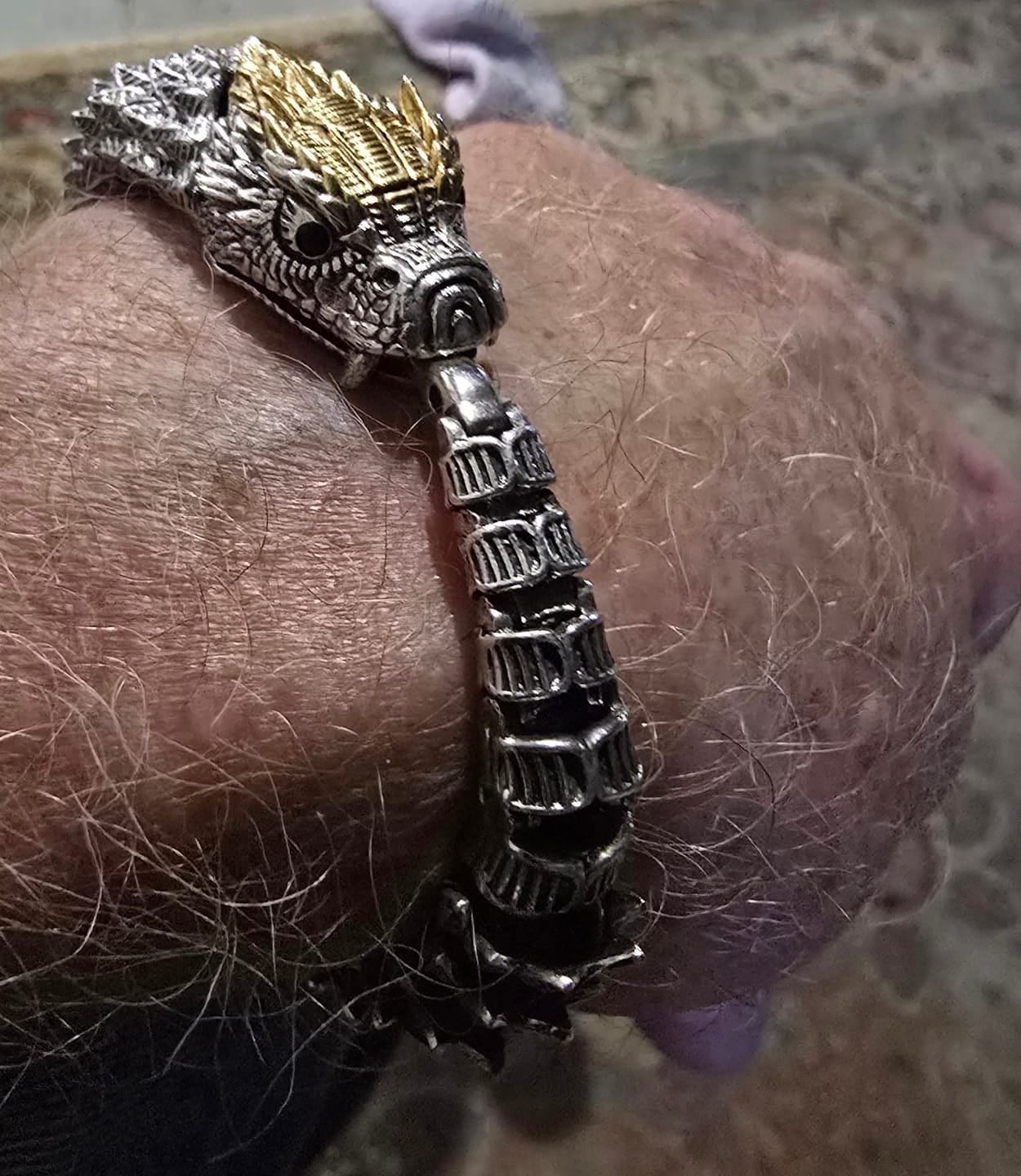 Customer photo review of Jörmungandr - The World Serpent Bracelet