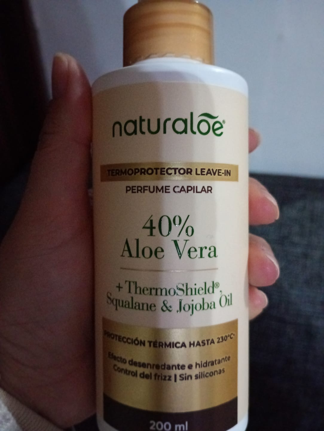 Customer photo review of Termoprotector Perfume Antifrizz 200Ml