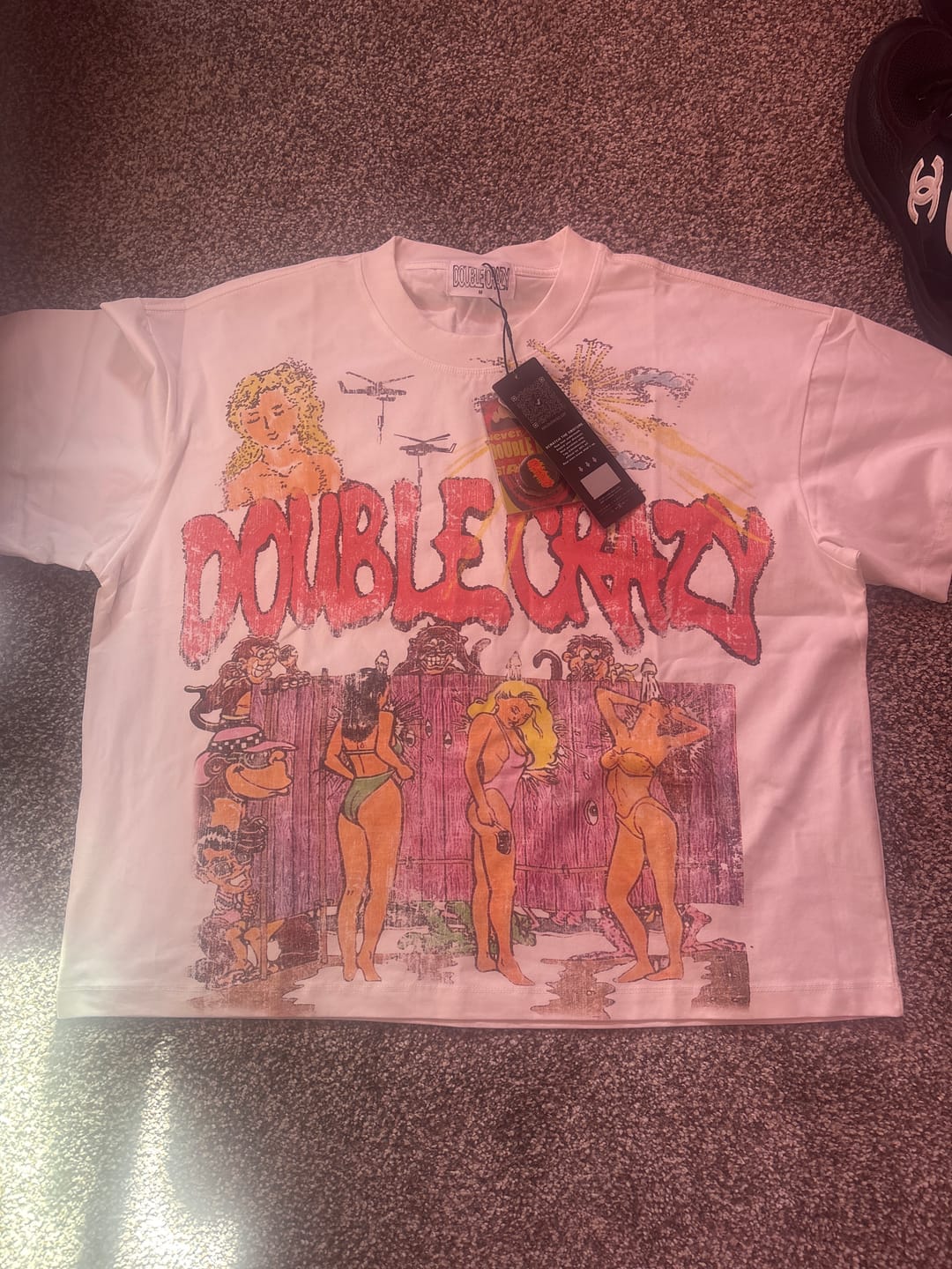 Customer photo review of 90s Vintage Bikini Graphic Tee-533