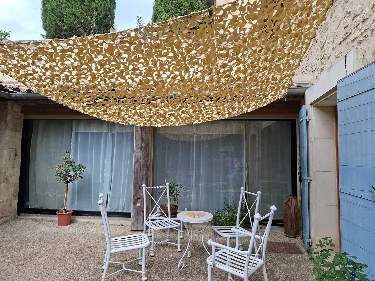 Customer photo review of Filet de camouflage renforcé sable