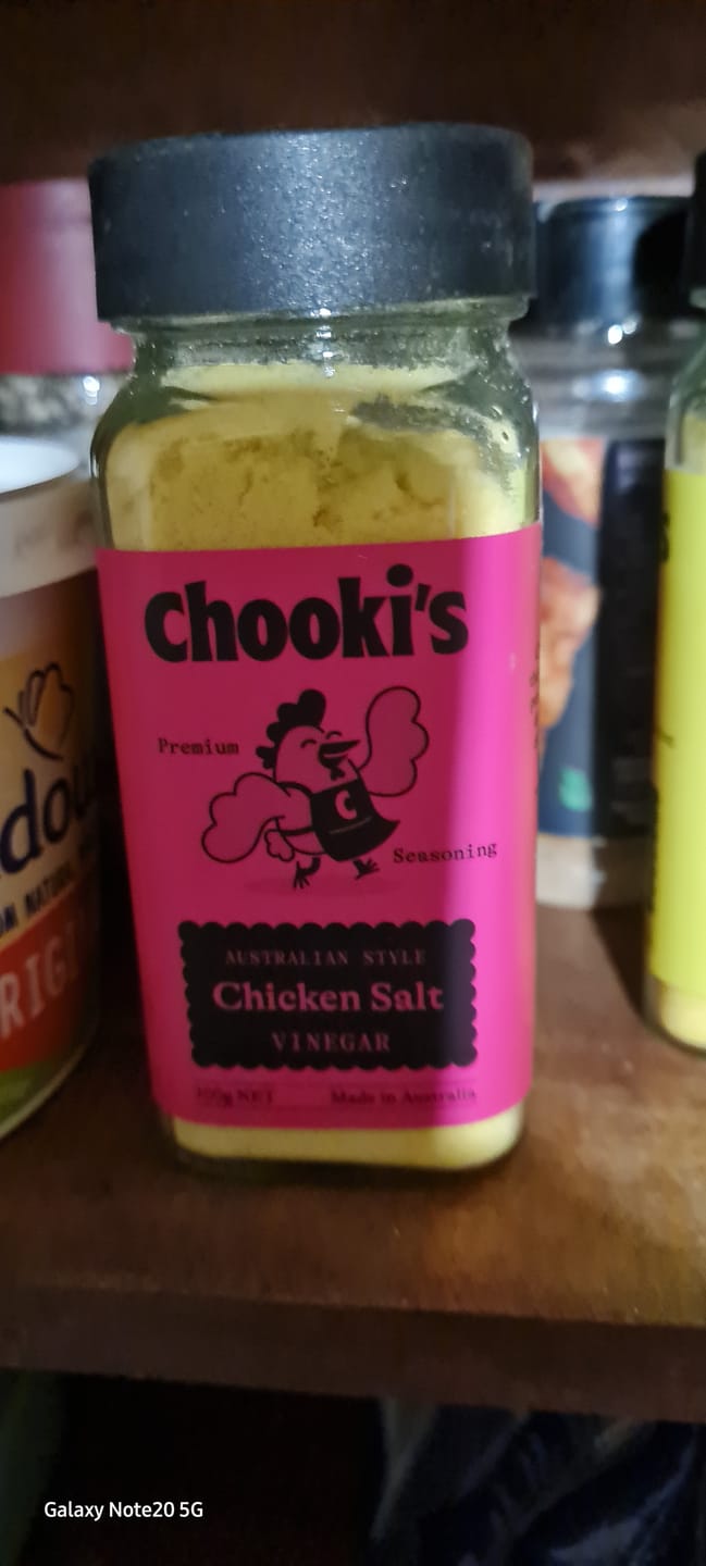 Customer photo review of Chooki's Vinegar Chicken Salt 100g