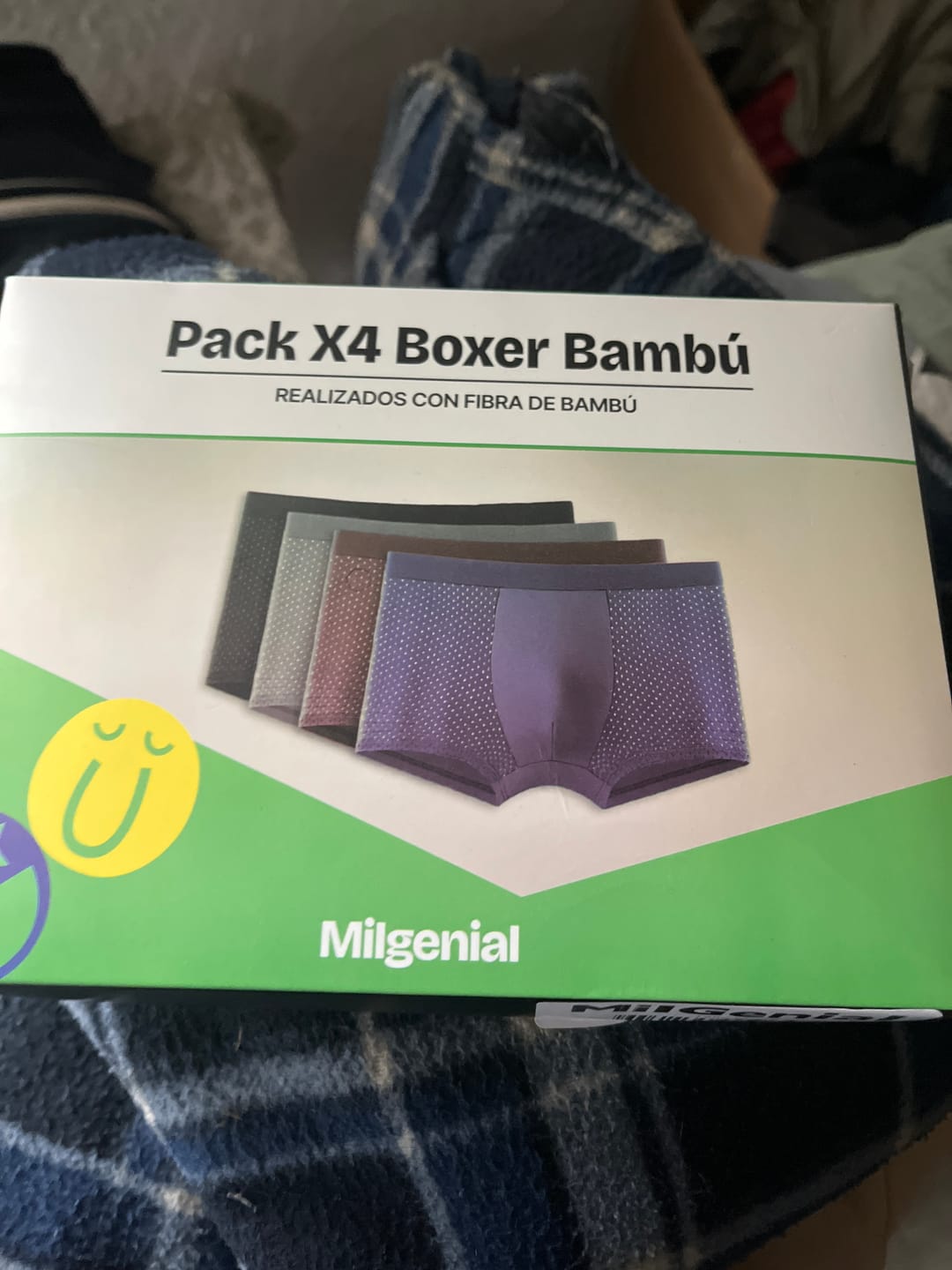 Customer photo review of Boxers Large Ultralivianos — Pack de 4