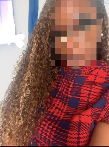 Customer photo review of Wavymy Honey Blonde Highlight Burmese Curly Feather Crochet Hair Miracle Knots Human Hair Extension
