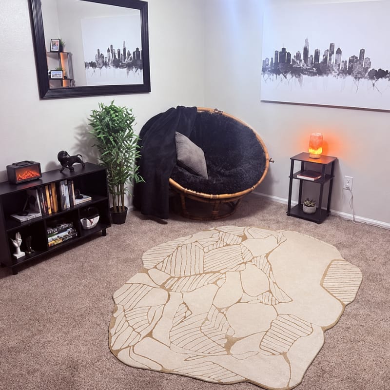 Customer photo review of Takumi Irregular Shaped Rug