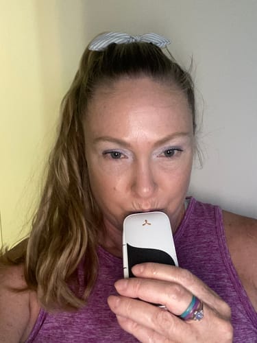 Customer photo review of LEGACY CORE | Dry Herb & Wax Dual Use Vaporizer - 7 LED Heat Levels, Smooth and Easy-to-Use