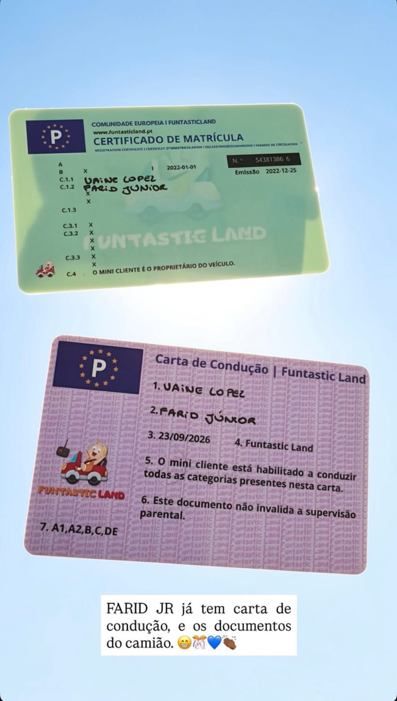 Customer photo review of Carta de Condução & Certificado de Matricula