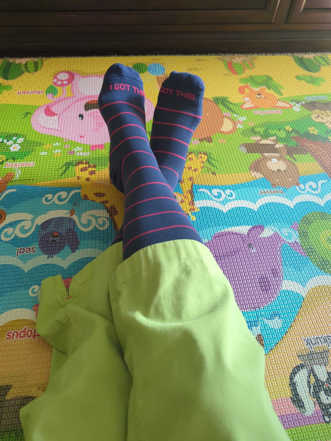 Customer photo review of NurseStrong Performance Compression Socks