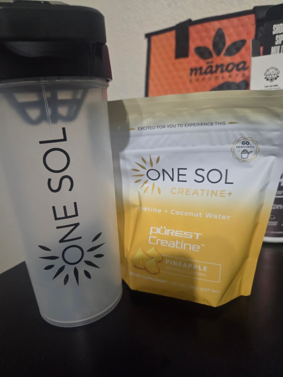 Customer photo review of One Sol Sport Shaker - Clear & Black