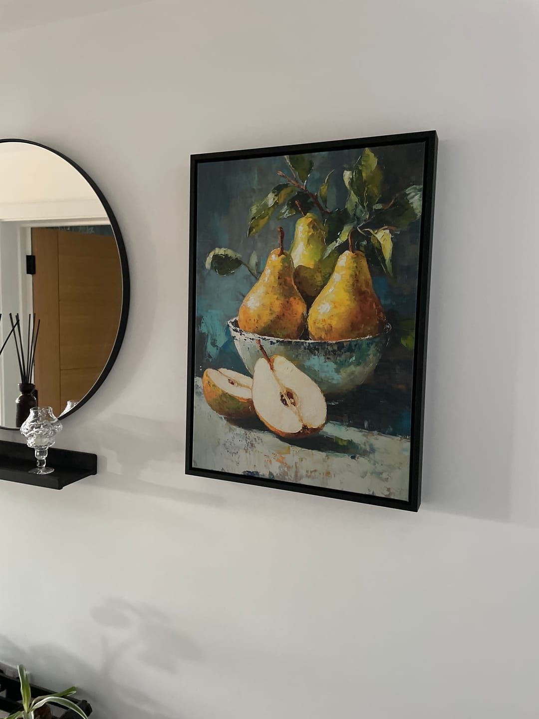 Customer photo review of Golden Pears Print