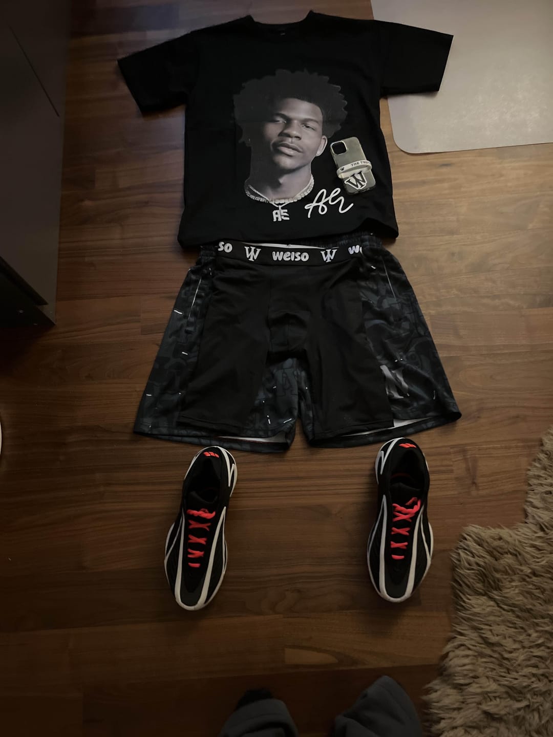 Customer photo review of BLACK GOAT SHORTS