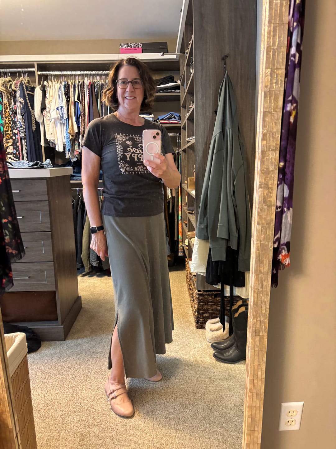 Customer photo review of Maddy Ribbed Skirt