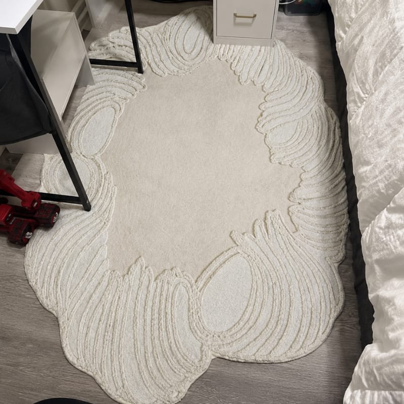 Customer photo review of Haruto Irregular Rug