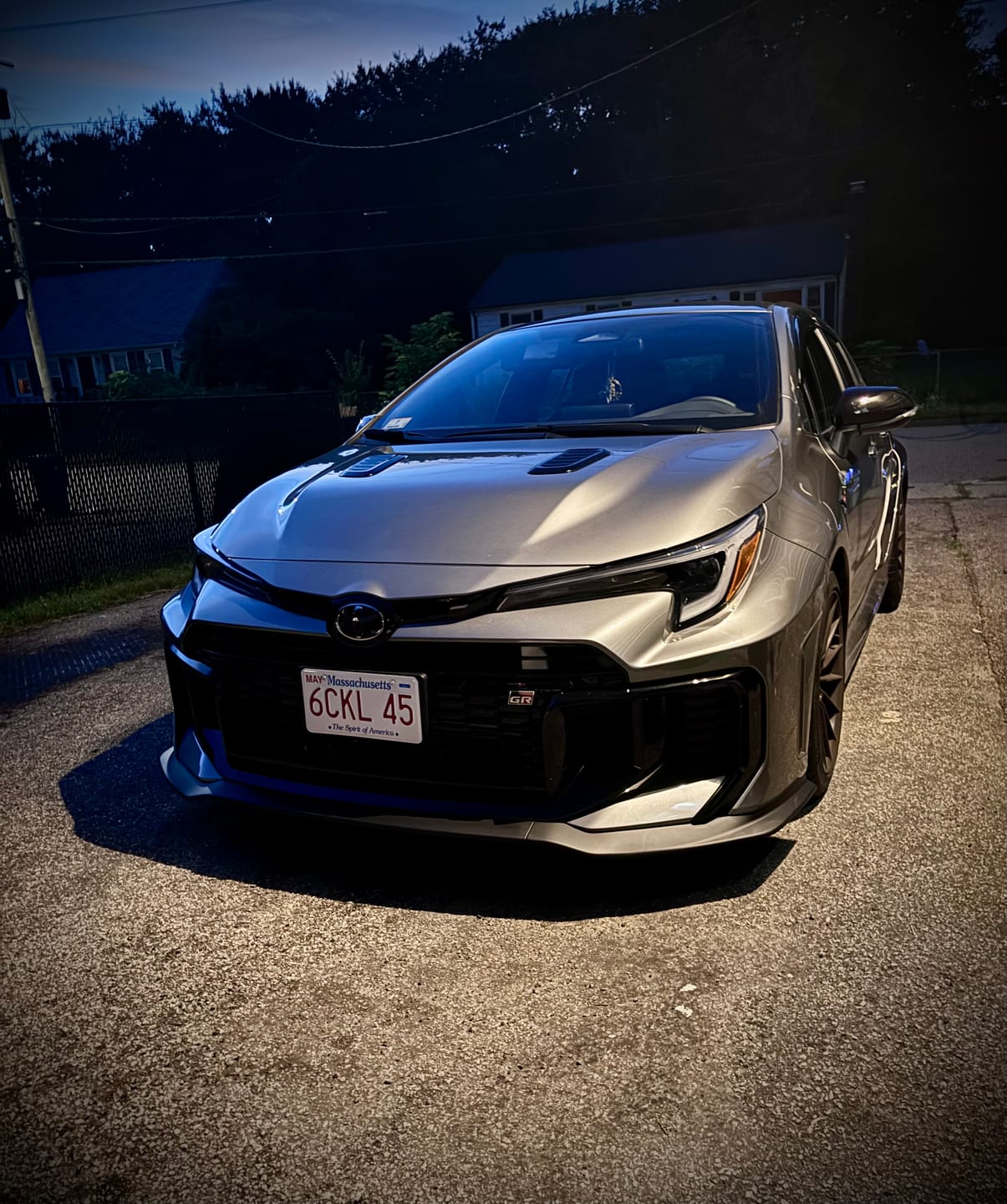 Customer photo review of 2025-Up Toyota GR Corolla GR Style 3PCs Front Splitter Lip