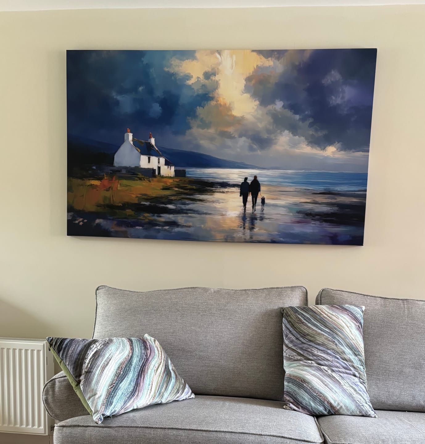 Customer photo review of Out With Duke Canvas Print