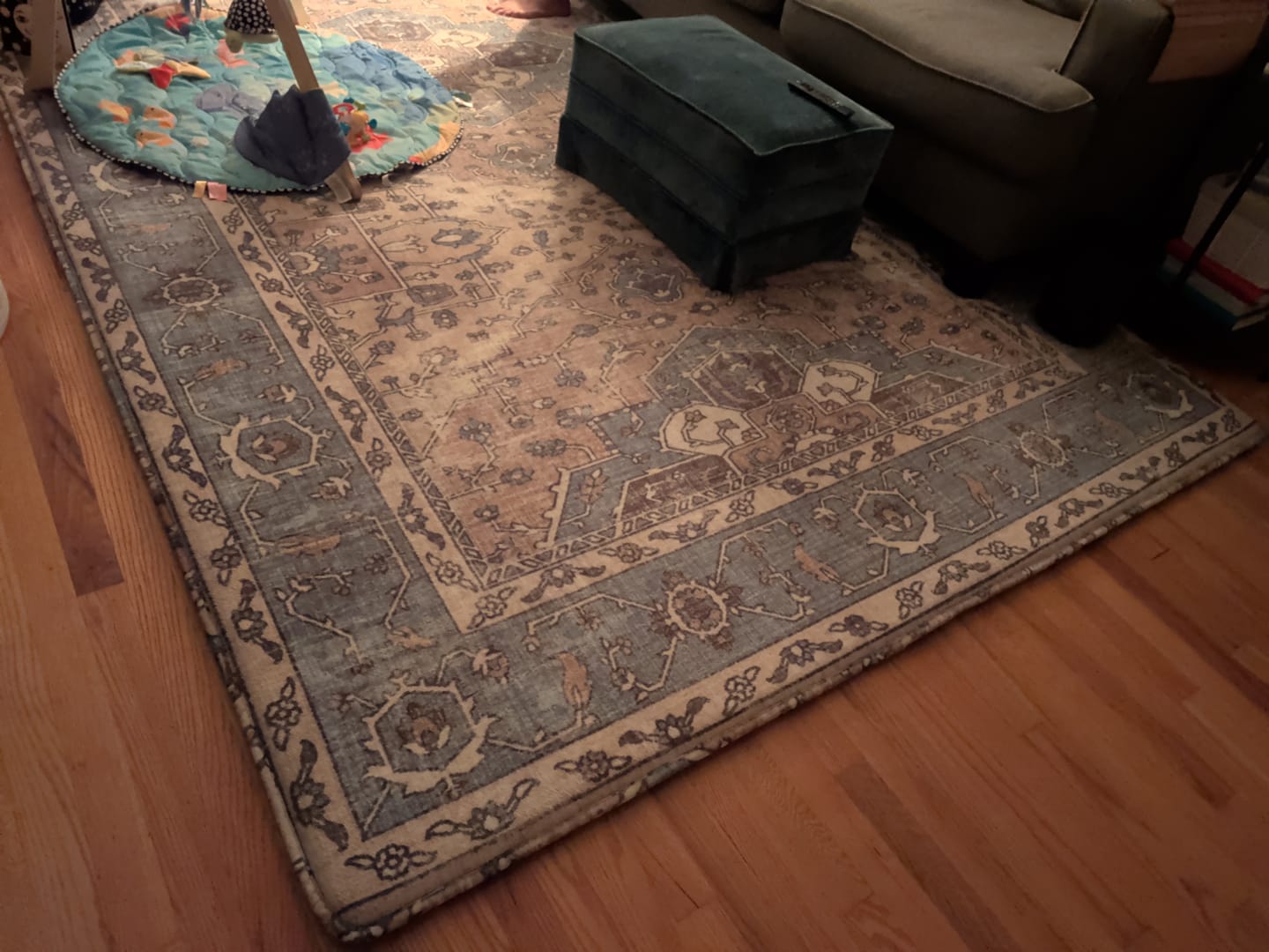 Customer photo review of Designer Relax Mat - 1.4" Thick Foam Base