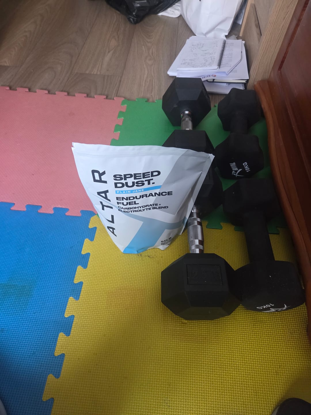 Customer photo review of Speed Dust + Bottle Bundle