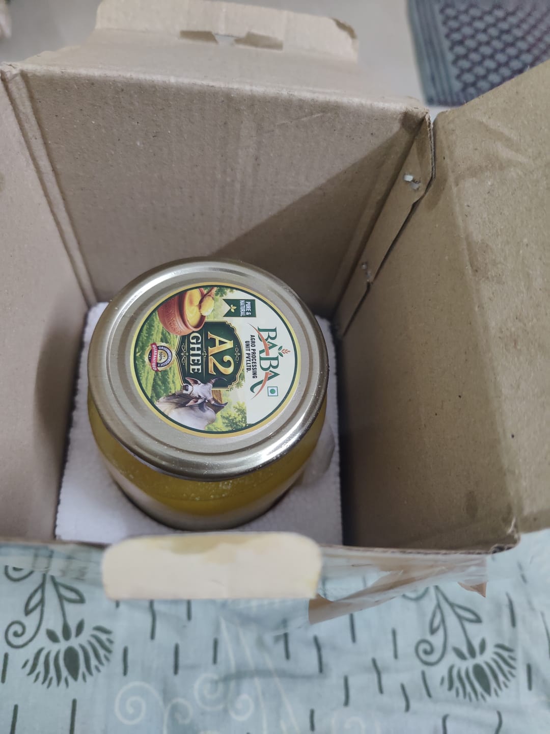 Customer photo review of BABA Sudh A2 Ghee | Pure & Traditional Desi Ghee | Rich Aroma & Taste | Purity Guaranteed I 1000 ML