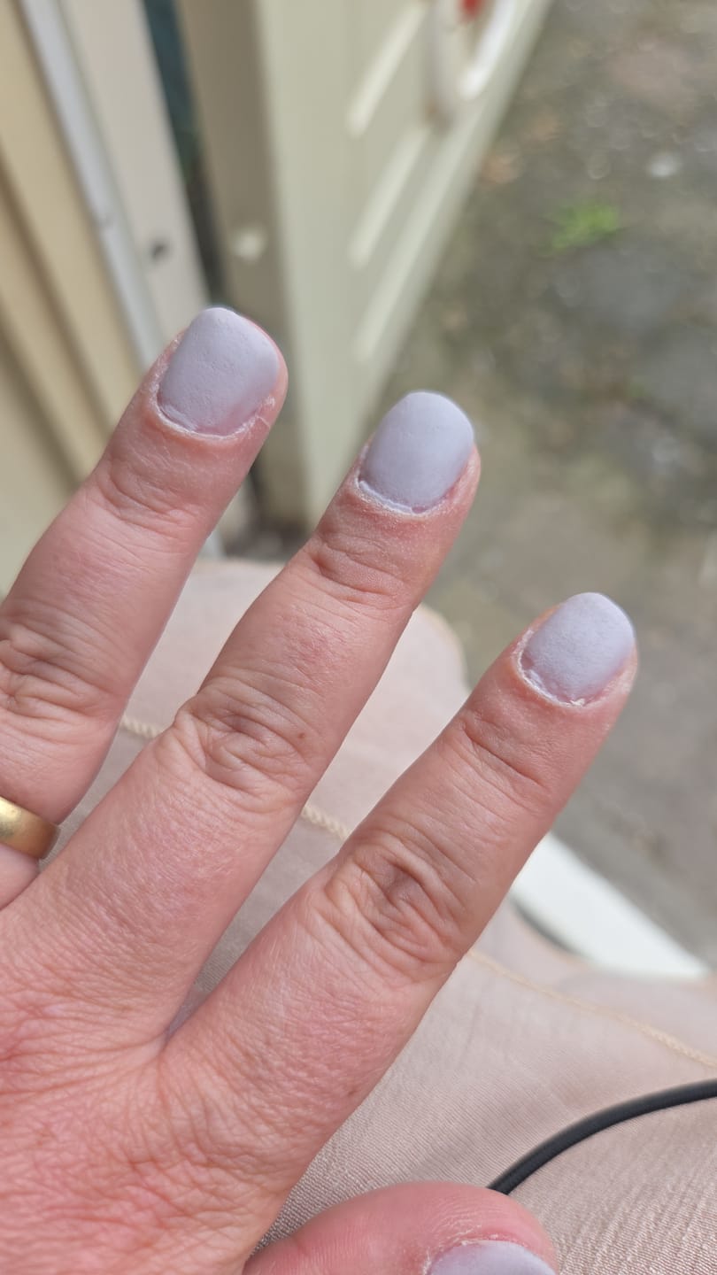Customer photo review of Oatmeal Dipping Powder