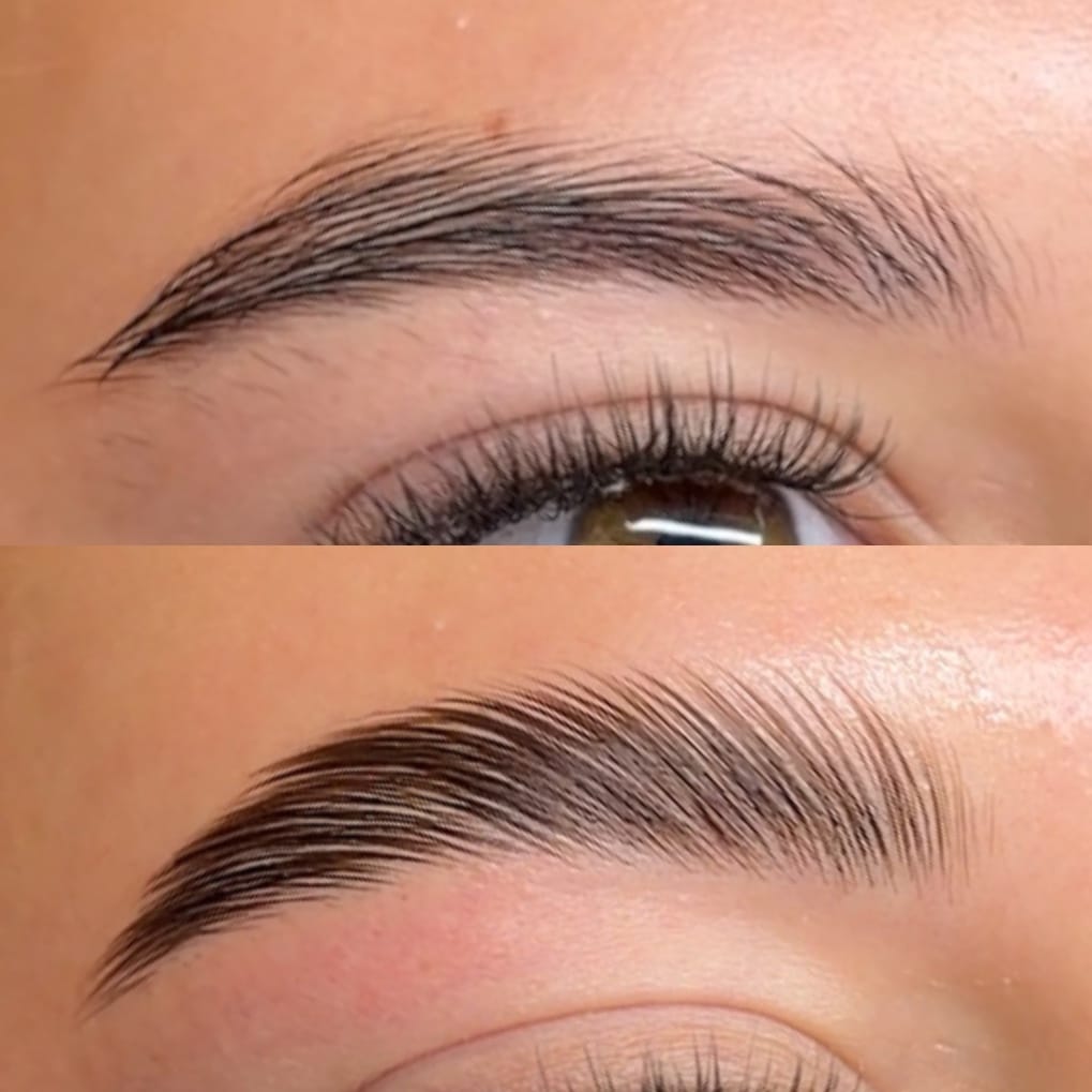 Customer photo review of Pure Care Lash & Brow Lift Pack