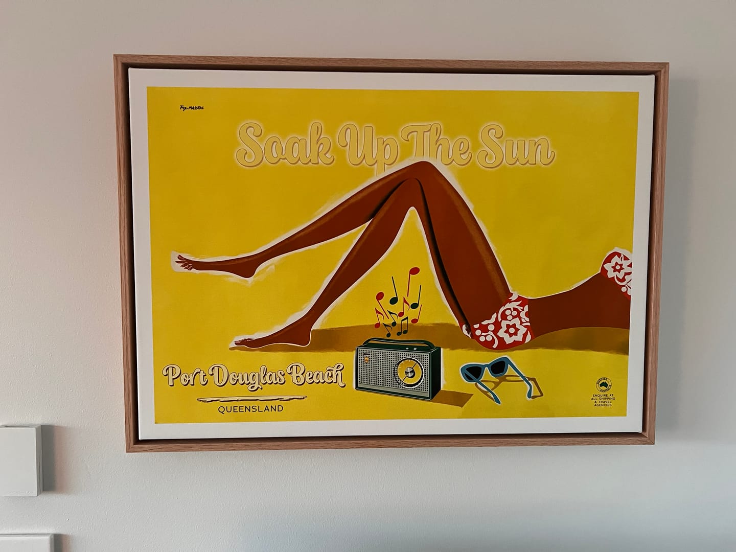 Customer photo review of Custom Coastal Print | Airlie Beach or Your Own Favourite Coastal Spot