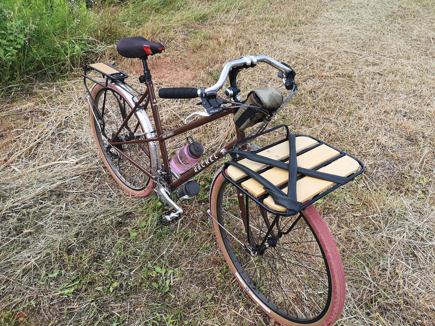 Customer photo review of Minoura King Carrier Front Rack