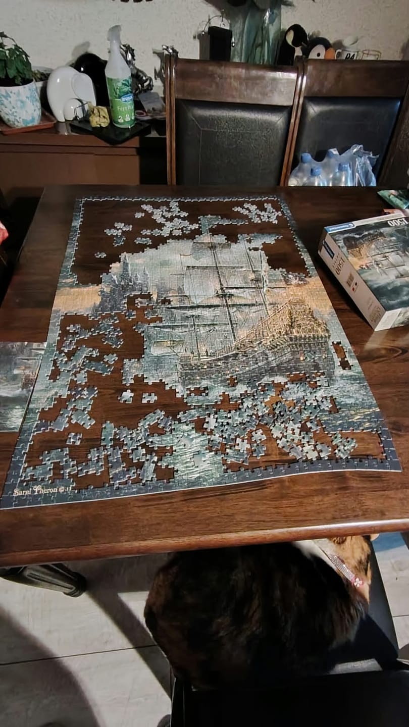 Customer photo review of Clementoni - Puzzle 1500 Piezas Barco Pirata High Quality Collection