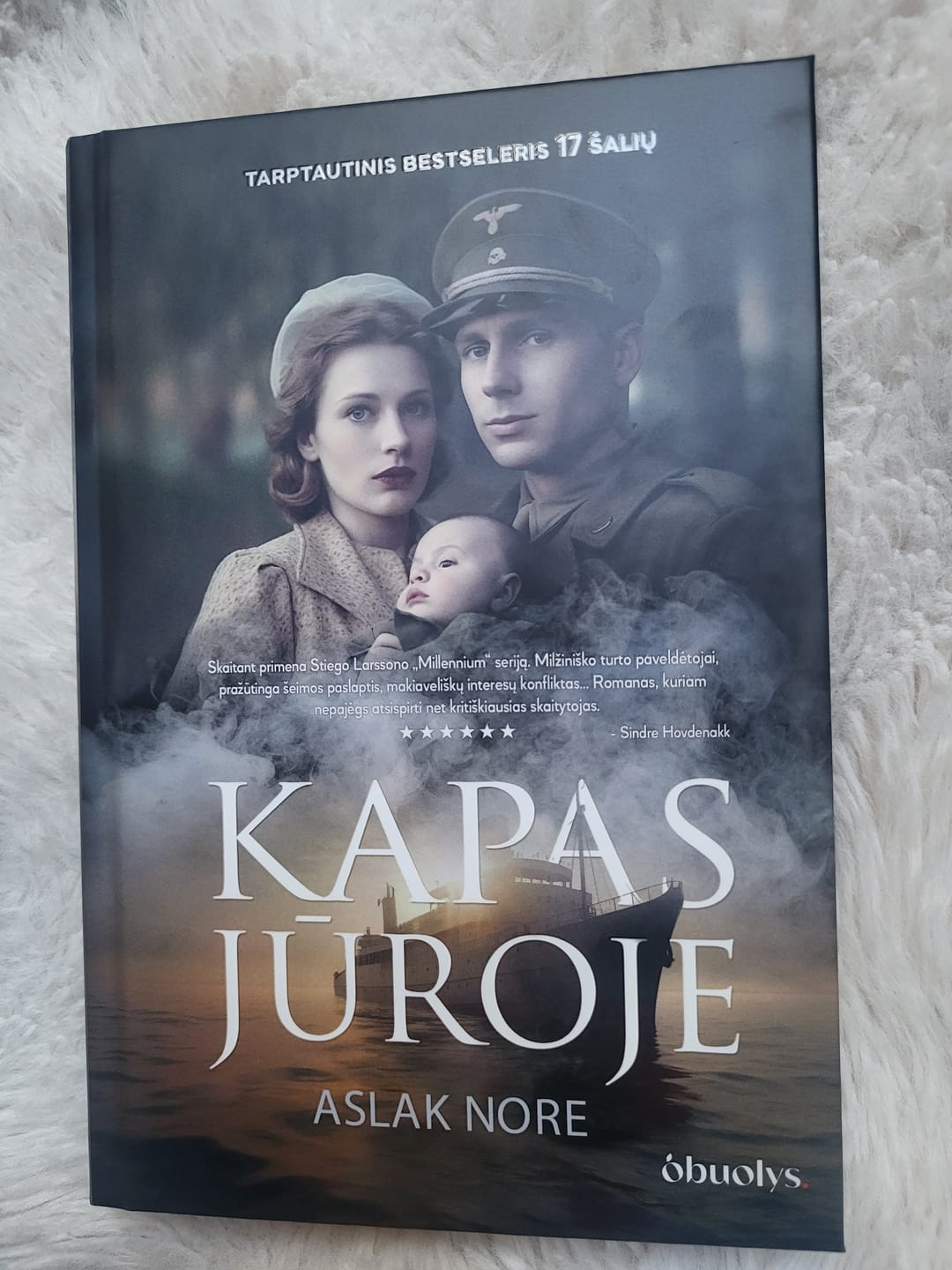 Customer photo review of Kapas jūroje: Nr. 1 perkamiausia knyga Norvegijoje ir tarptautinis bestseleris 17 šalių