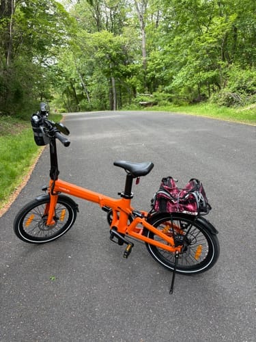 Customer photo review of Tezeus Swift Rear Rack