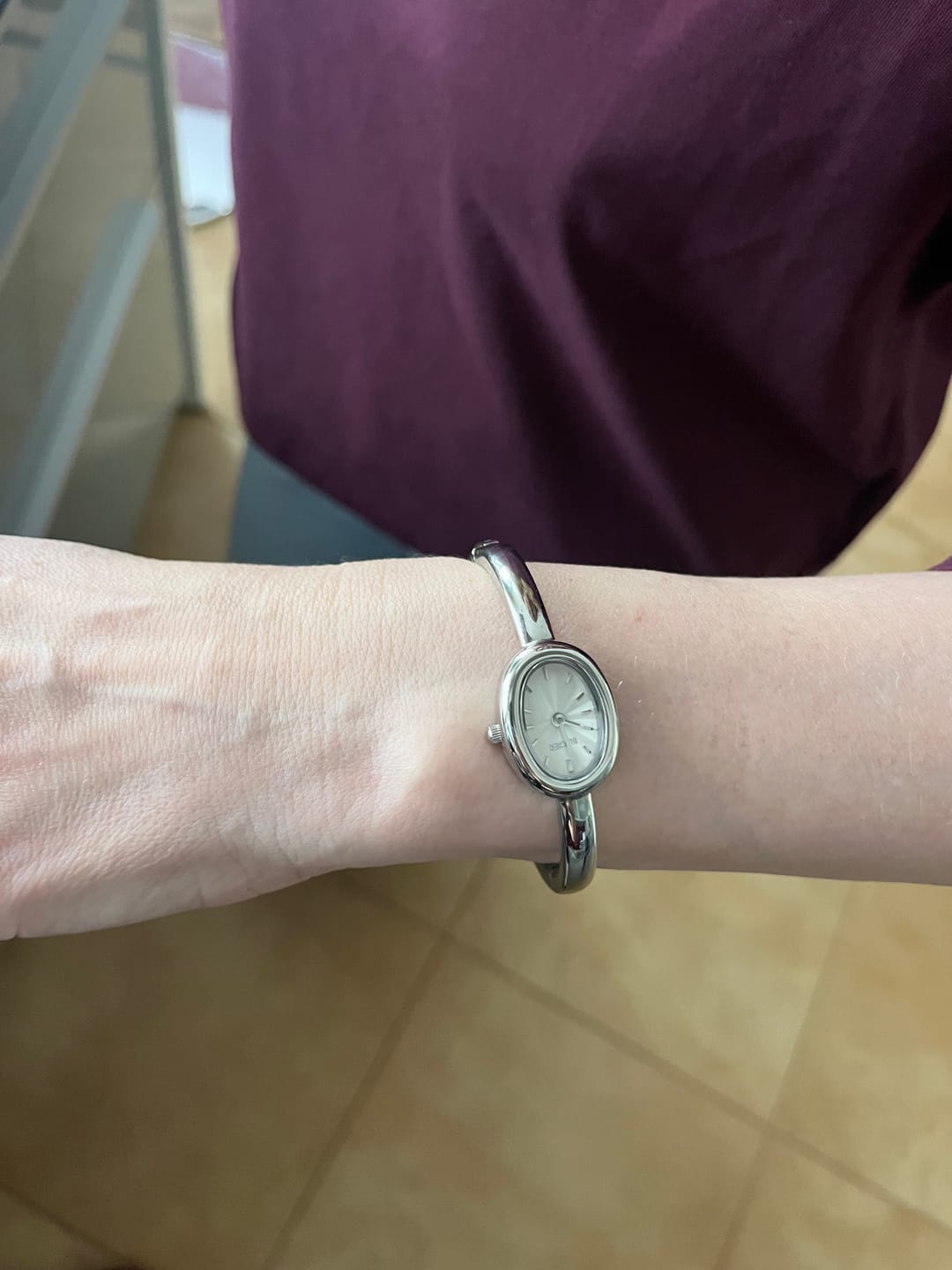 Customer photo review of Diana Petite Silver White