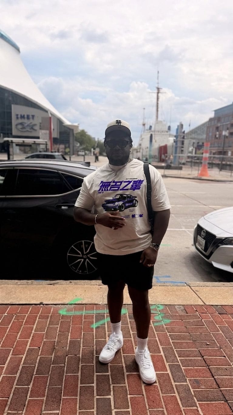 Customer photo review of Front Print - Race T-Shirt