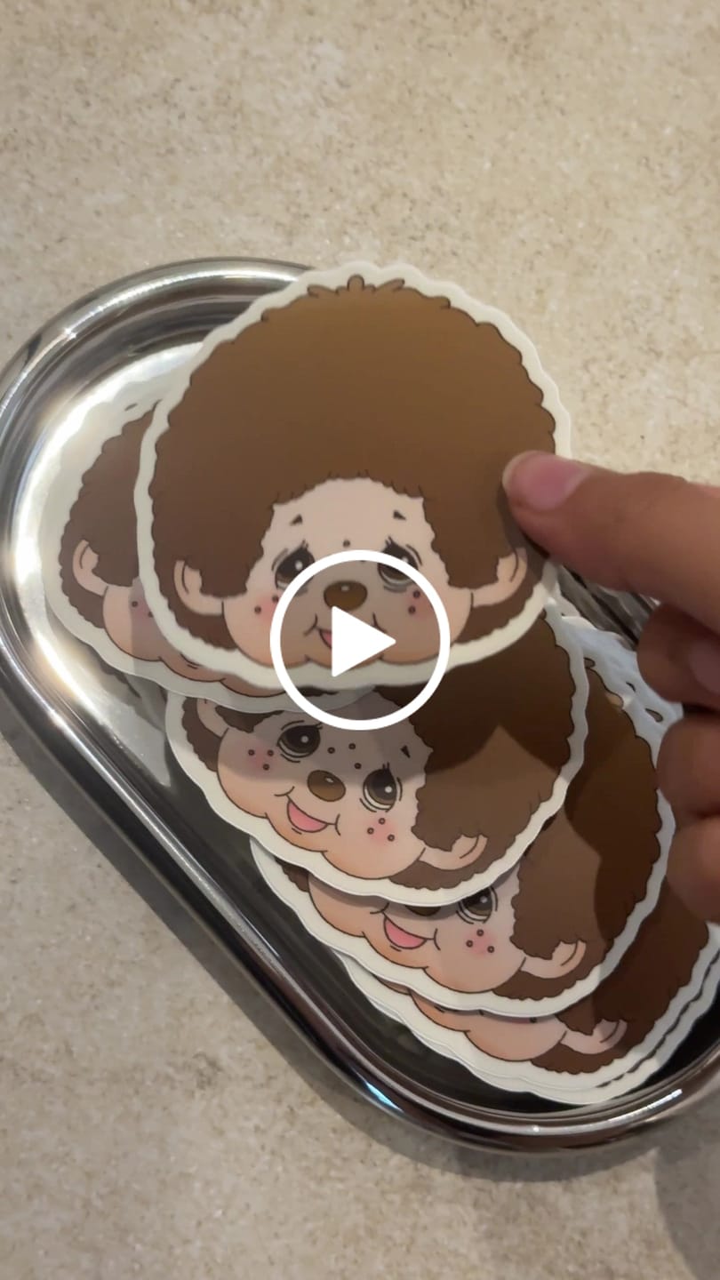 Customer video review of Stickers Laminados Mate - Personalizadas