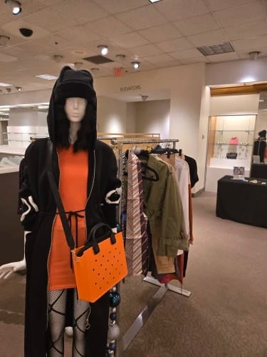 Customer photo review of Winter Glow Hooded  Trench Coat