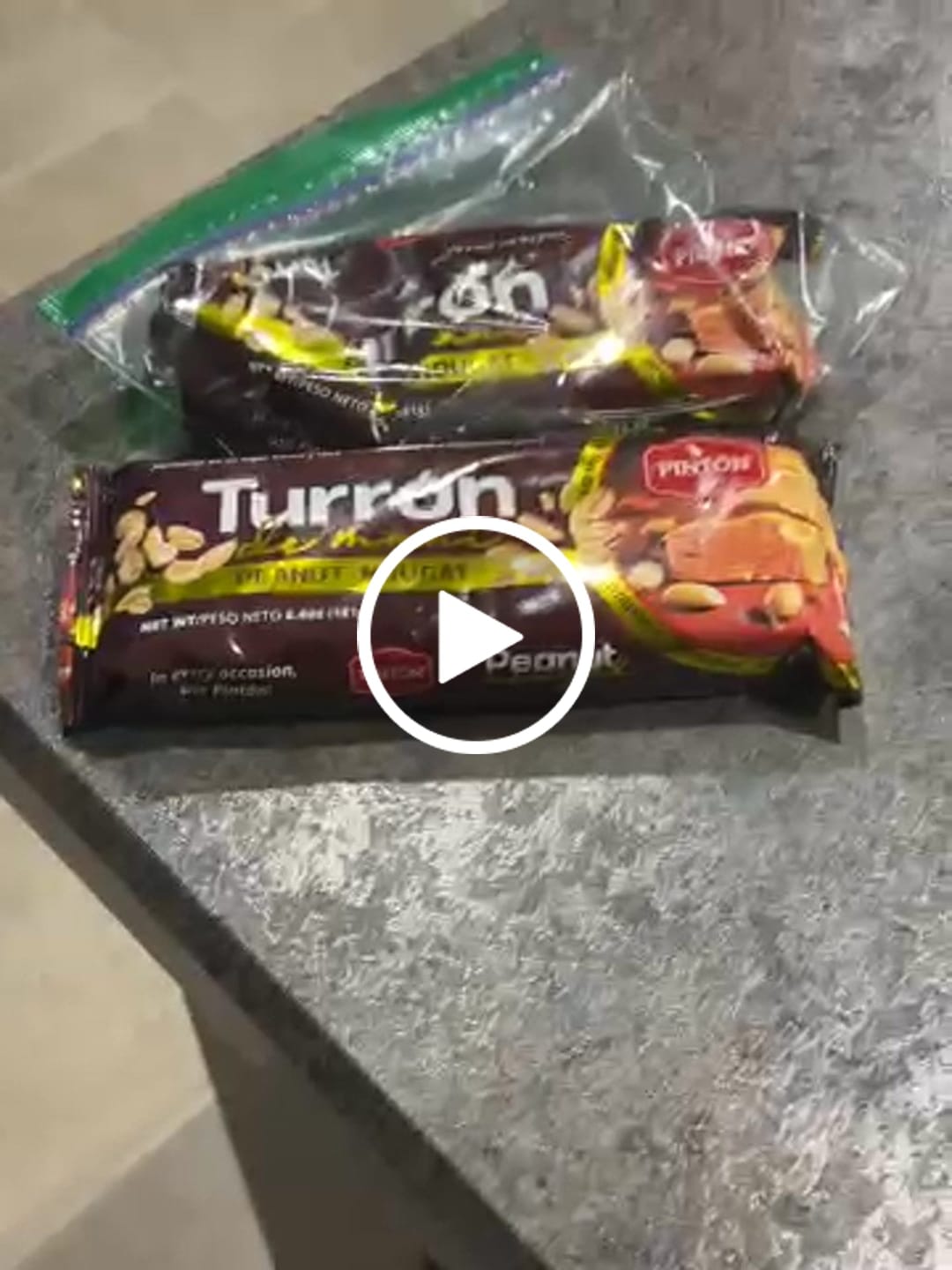 Customer video review of Turrón de Maní Pintón Peanut