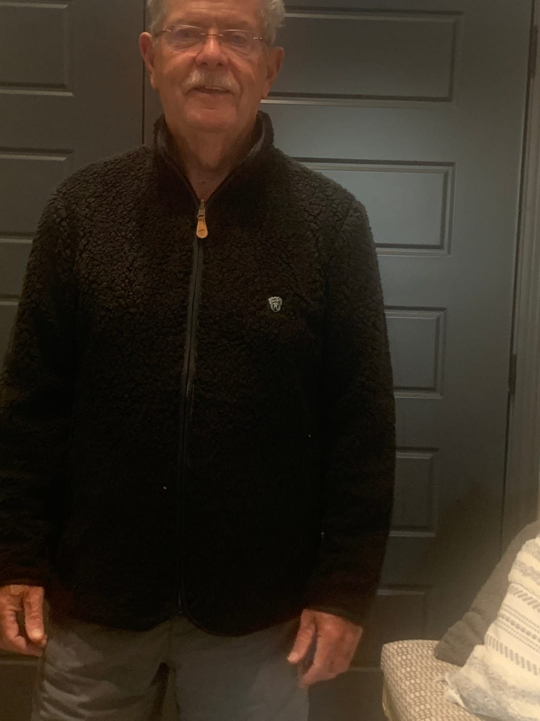 Customer photo review of Reversible Sherpa Full Zip
