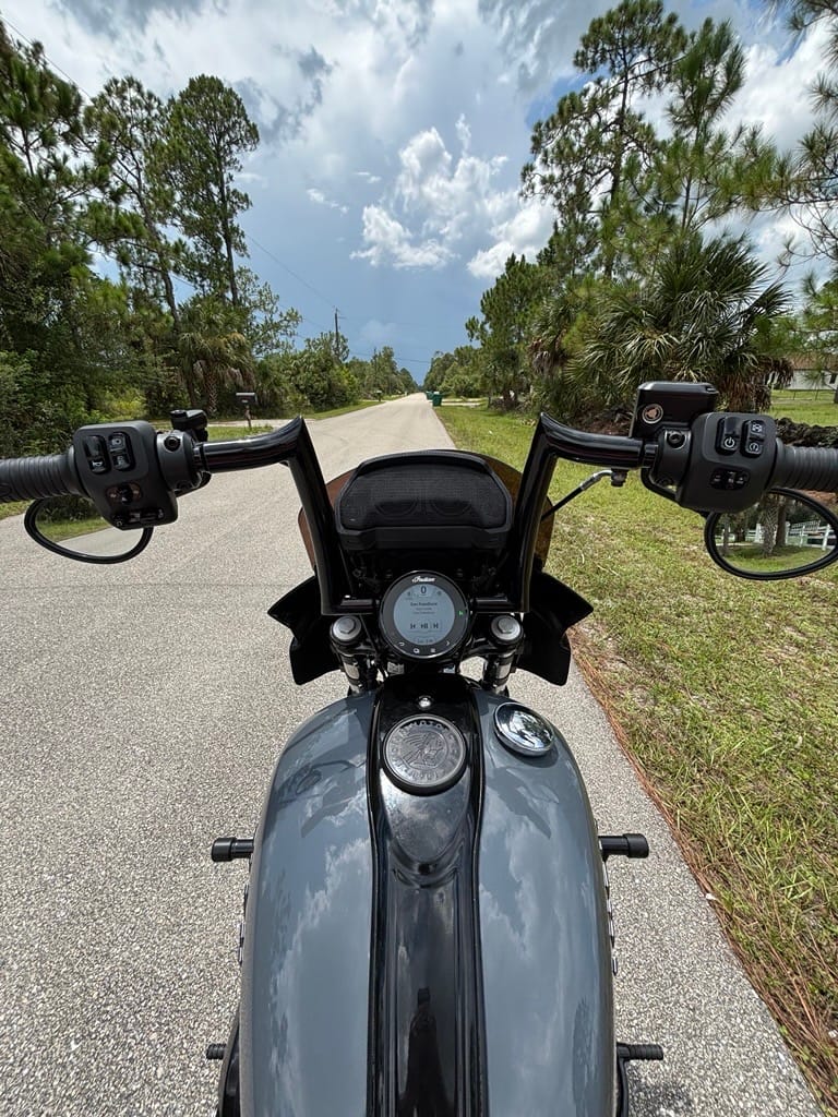 Customer photo review of Viking Darkin Indian Chief Dark Horse Motorcycle Fairing Gloss Black