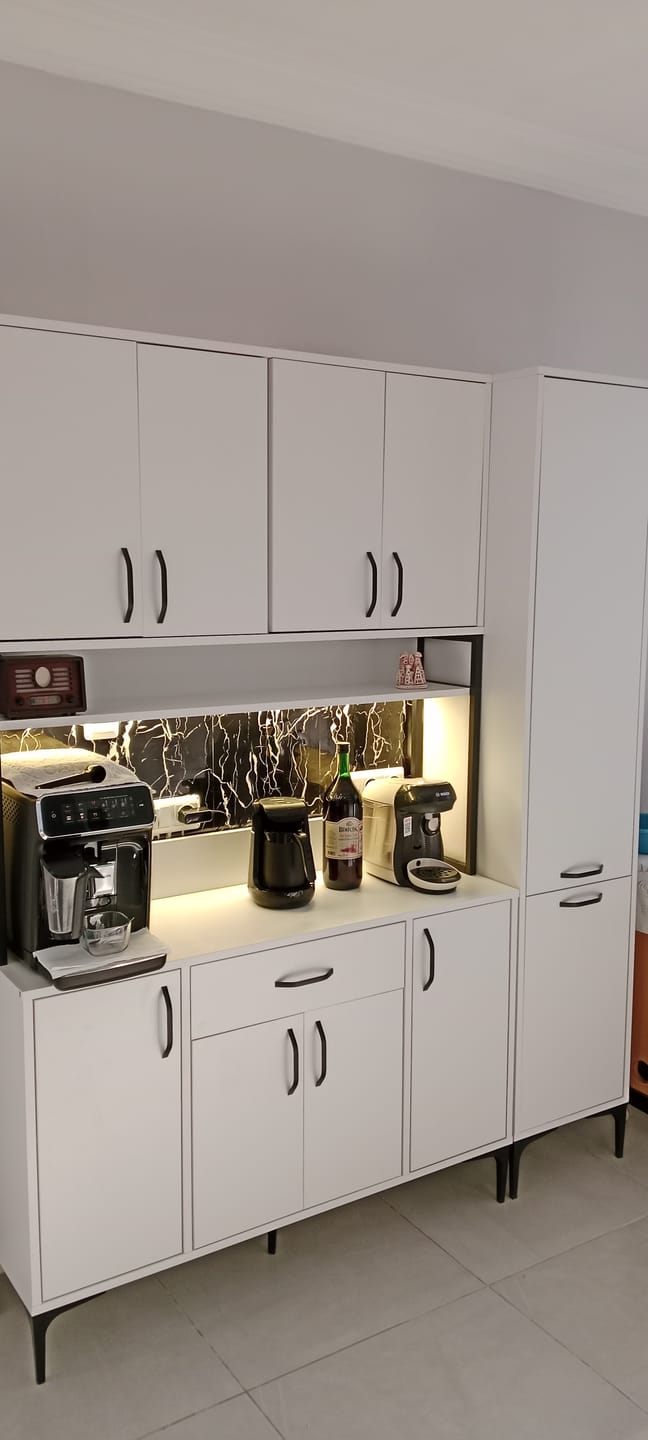 Customer photo review of Rani JE134 Çok Amaçlı Dolap 10 Kapaklı 1 Çekmeceli Kiler Mutfak Dolabı Beyaz