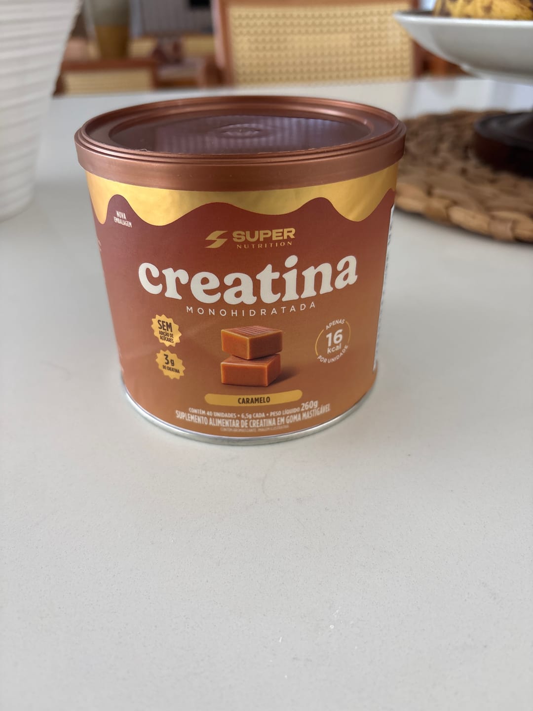 Customer photo review of Caramelo Creatina