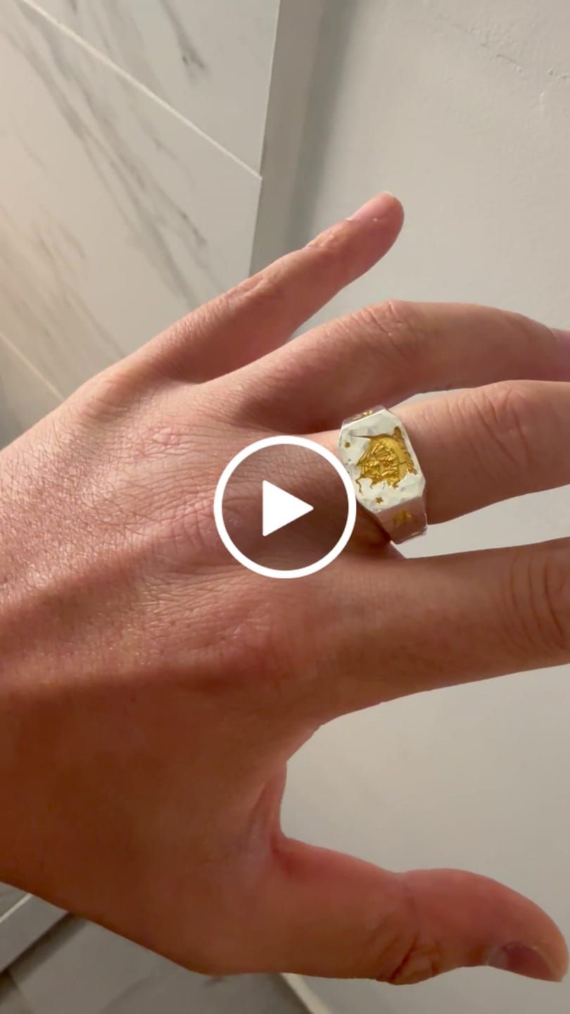 Customer video review of Silver & Gold Ring - VOYAGER