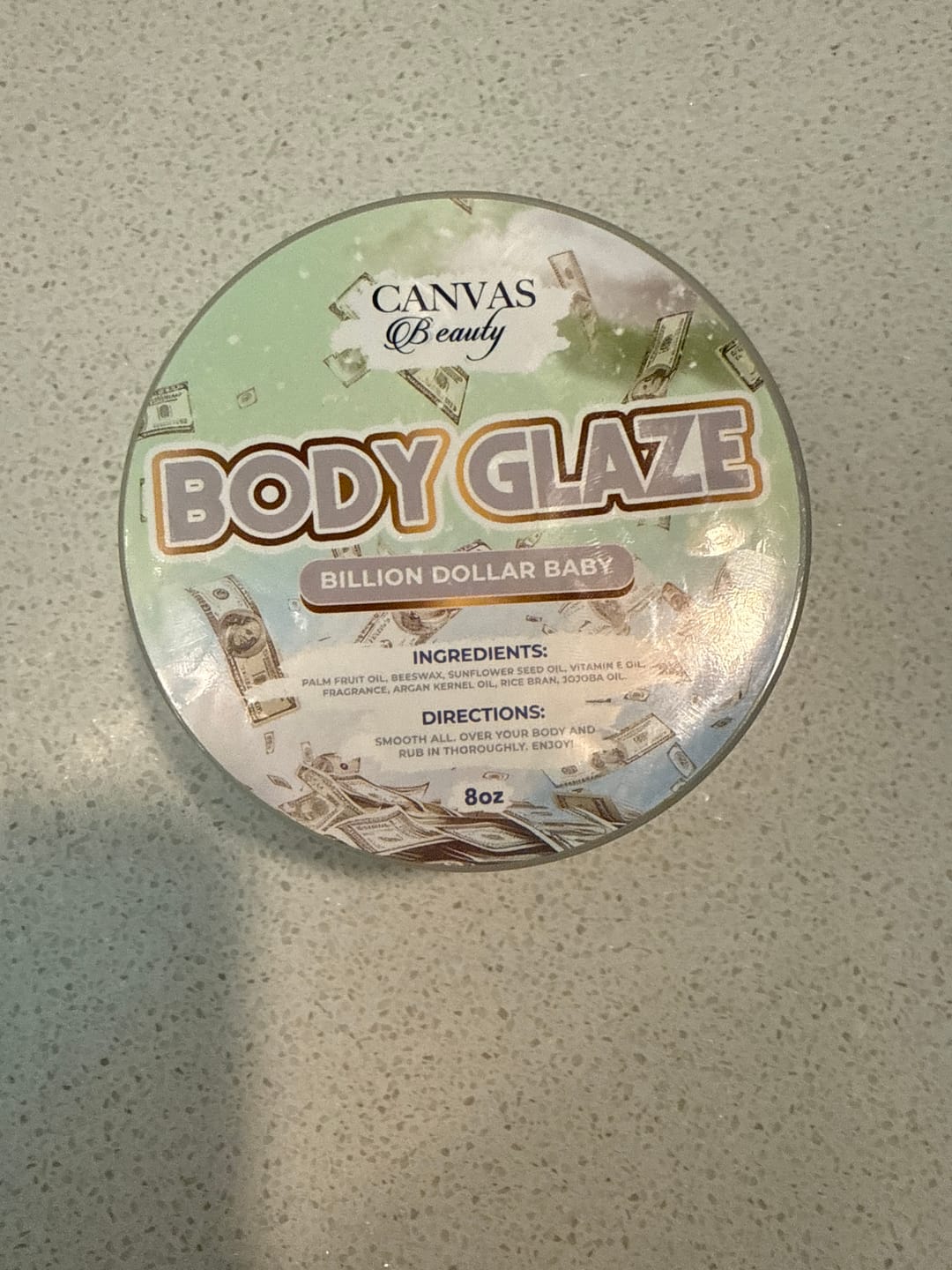Customer photo review of BODY GLAZE: BILLION DOLLAR BABY