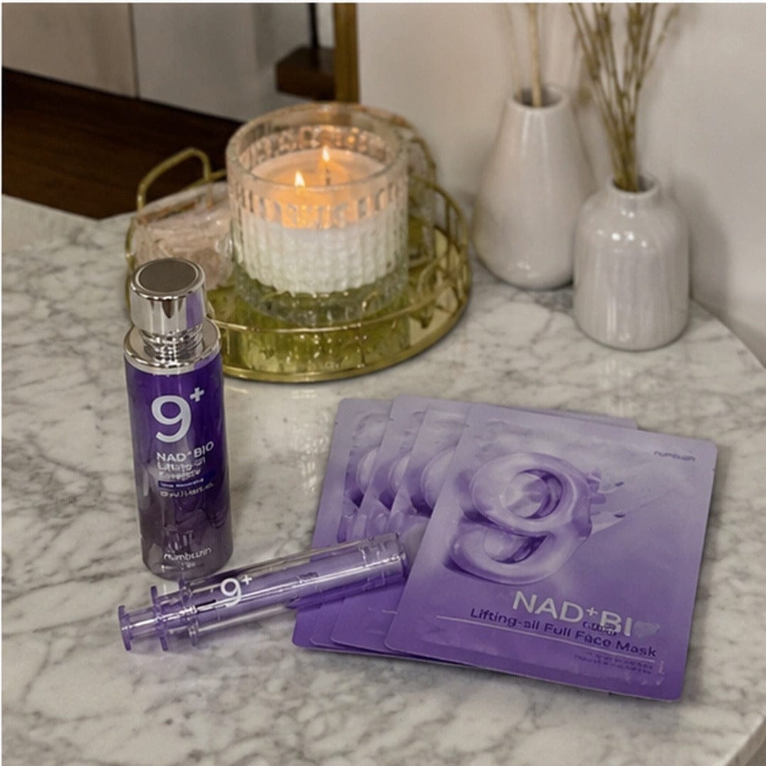 Customer photo review of ערכת NAD9+ המלאה לסימני הגיל | סרום, אמפולת עיניים ו-4 מסכות ליפטינג