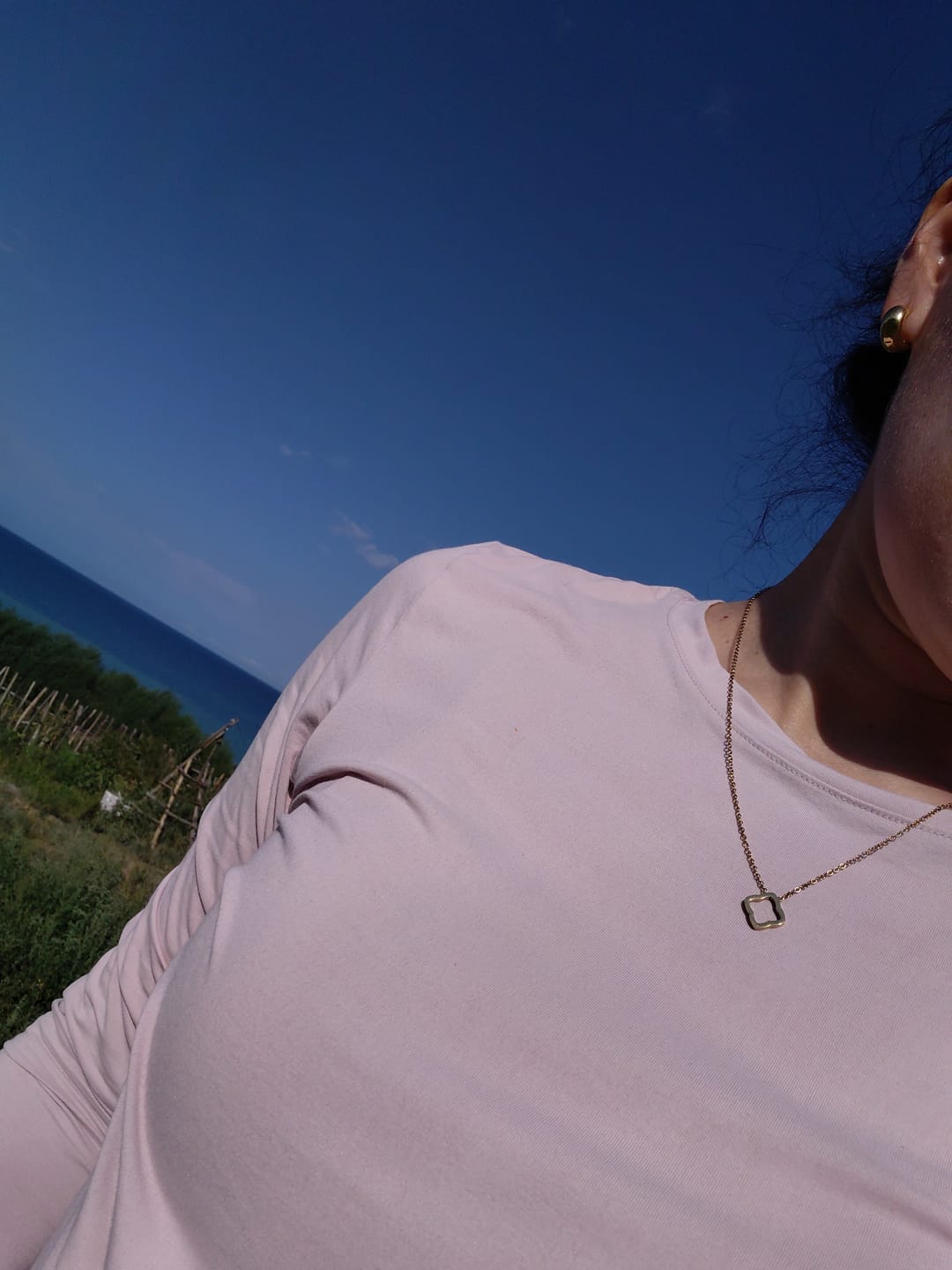 Customer photo review of Fiona Necklace