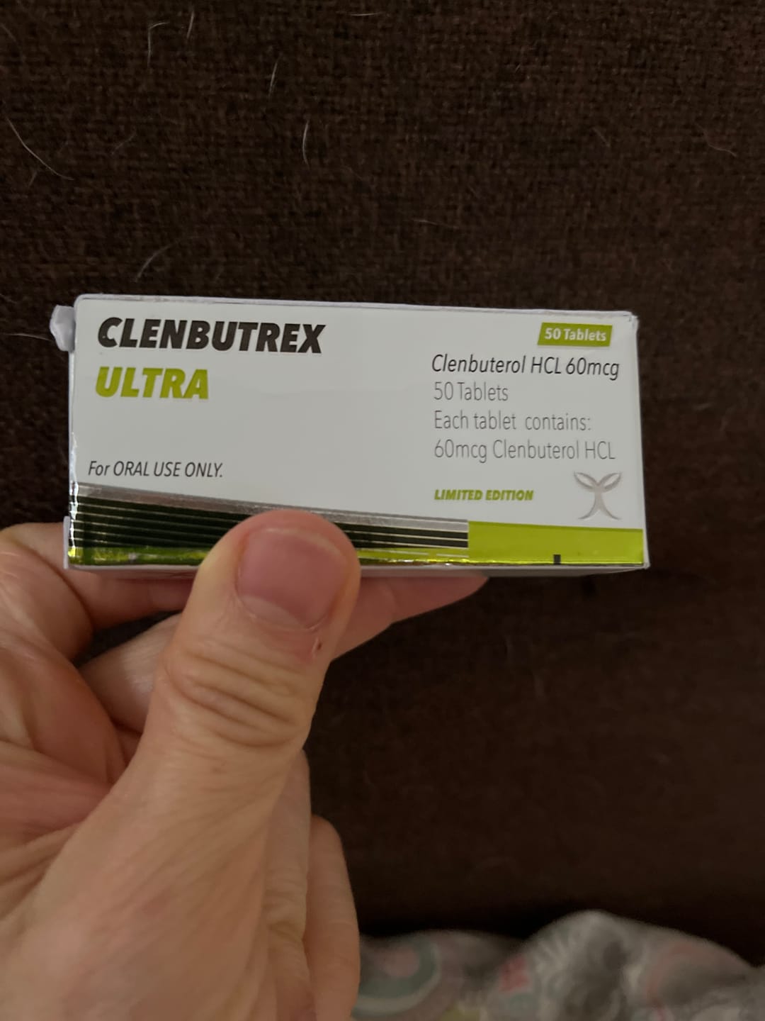 Customer photo review of CLENBUTREX ULTRA | Clembuterol 60mcg 50 tabs