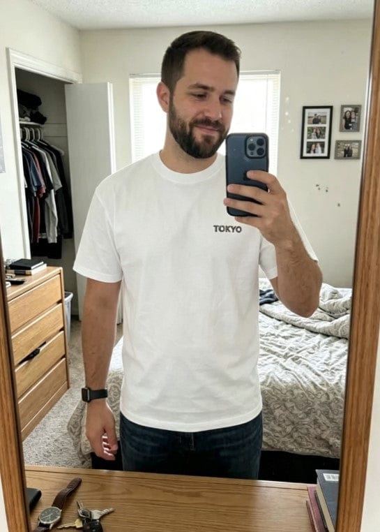 Customer photo review of Sakura Bloom T-Shirt
