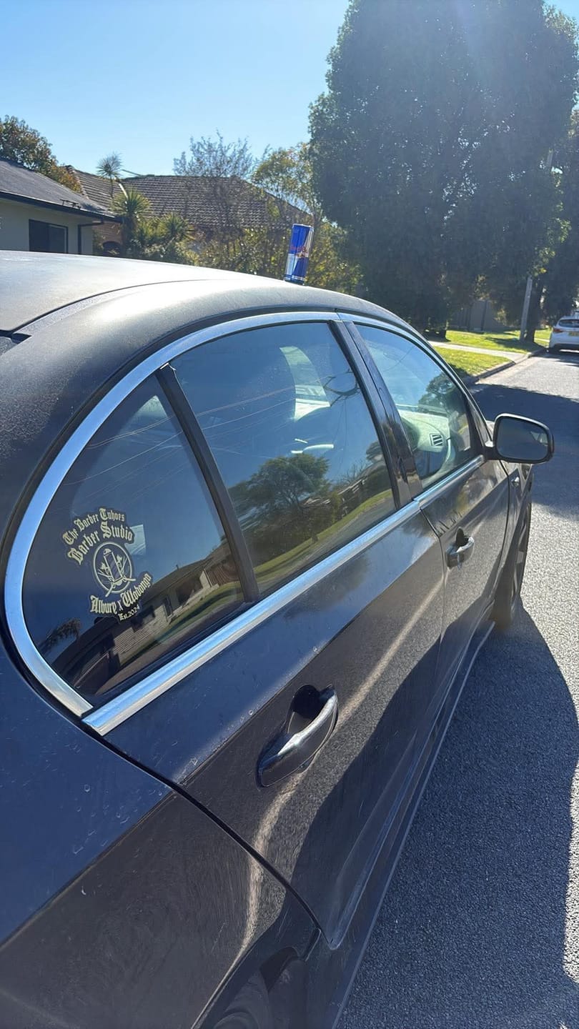 Customer photo review of Custom Die Cut Stickers
