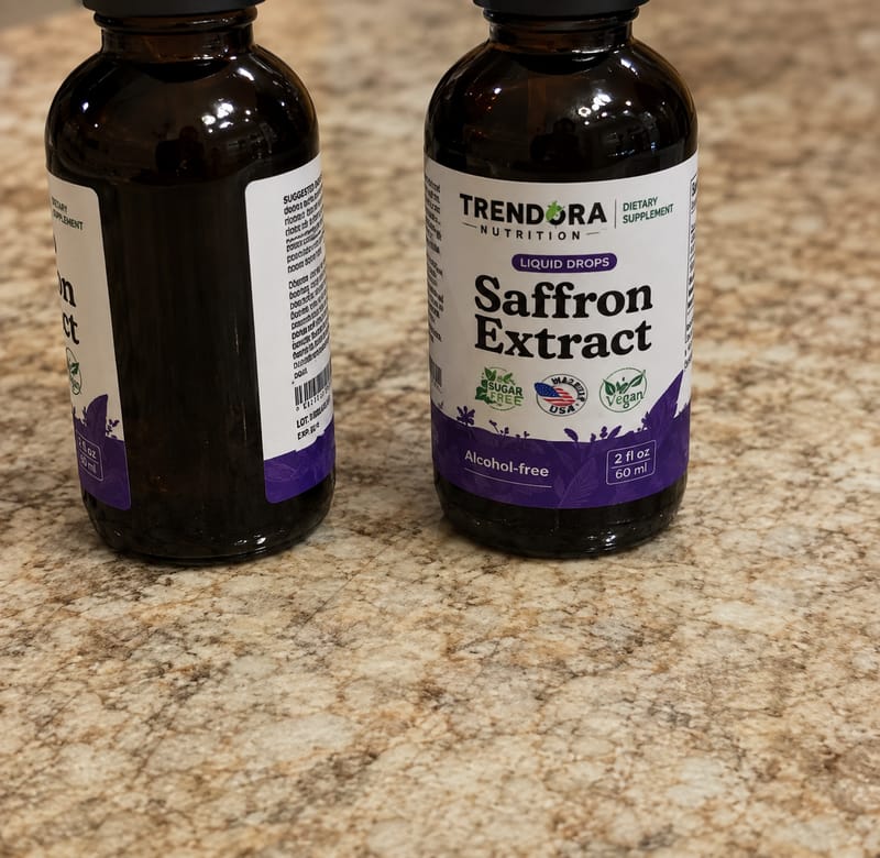Customer photo review of Trendora Nutrition Saffron Extract Liquid Drops