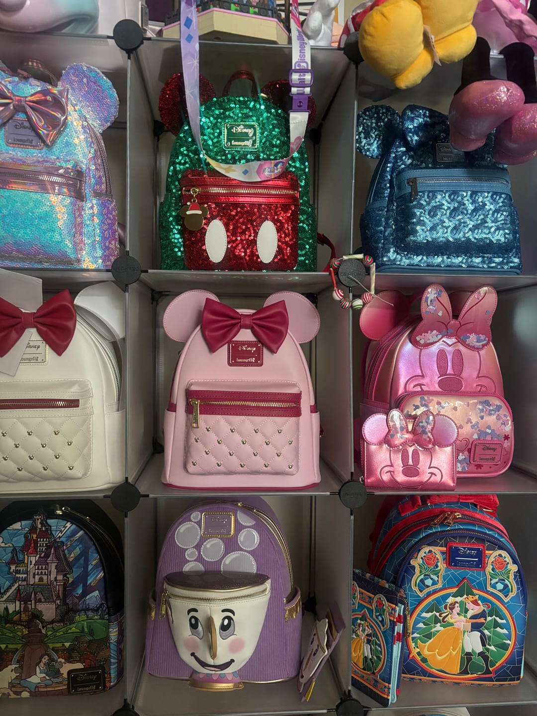 Customer photo review of Loungefly Disney The Minnie Mouse Classic Series Mini Backpack: Strawberry Macaron - 707 Street Exclusive
