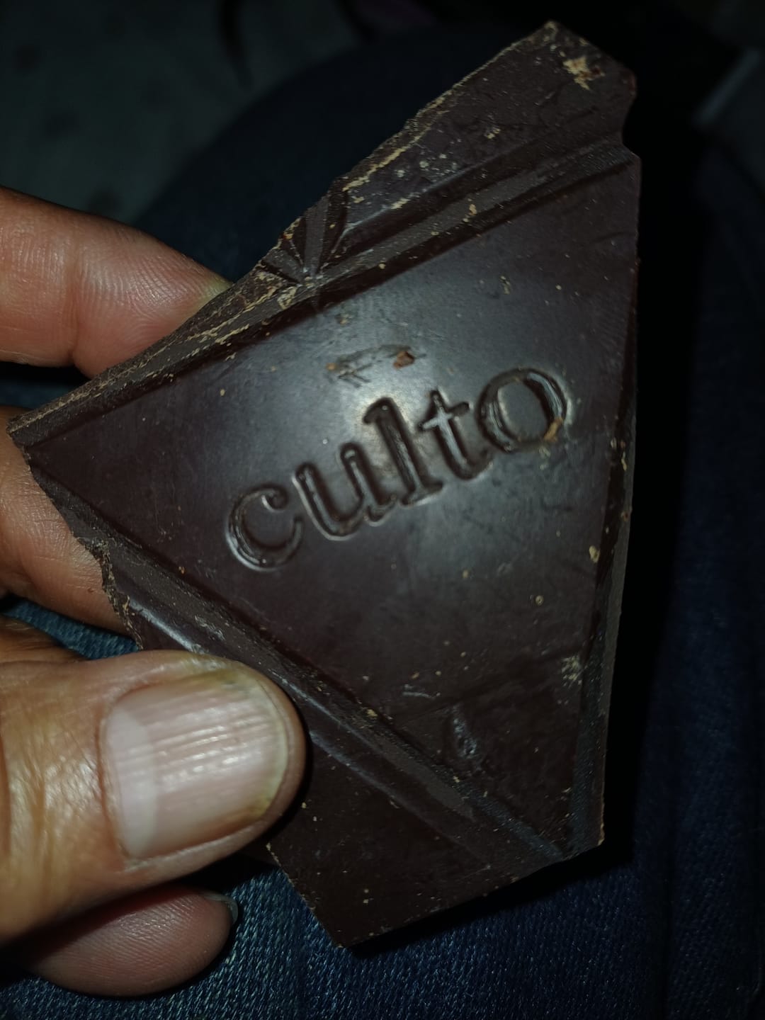 Customer photo review of Chocolate 80% Cacao con Sal de Jamaica