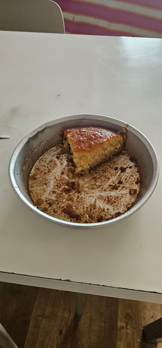 Customer photo review of Traditional Greek Portokalopita – Fresh Orange Syrup Cake – 1200g